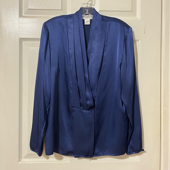 Liz Claiborne Tops - Elegant Blue Blouse